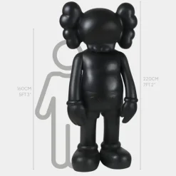 Lucify Seek 220cm Cosmic Black Resin Indoor Sculpture