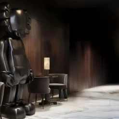 Lucify Seek 220cm Cosmic Black Resin Indoor Sculpture