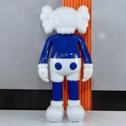 Lucify Seek 170cm Deep Blue Resin Indoor Sculpture