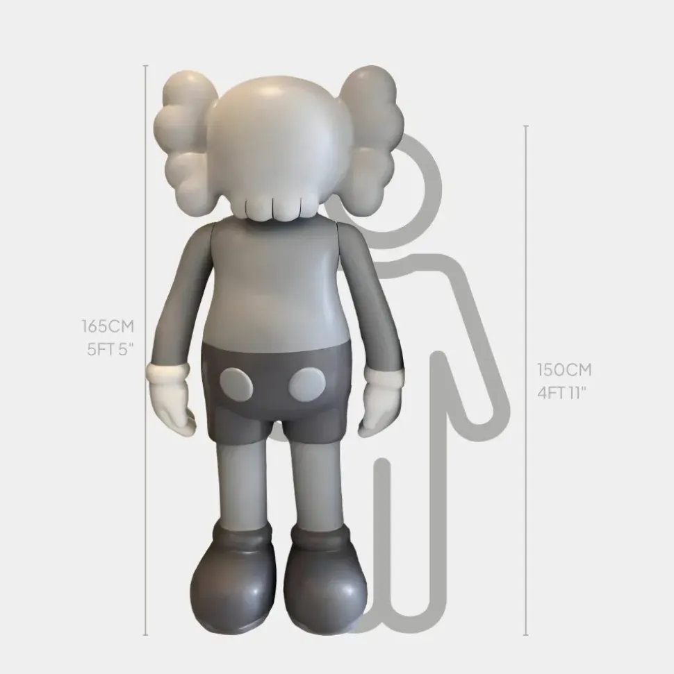 Lucify Seek 170cm Grey Resin Indoor Sculpture
