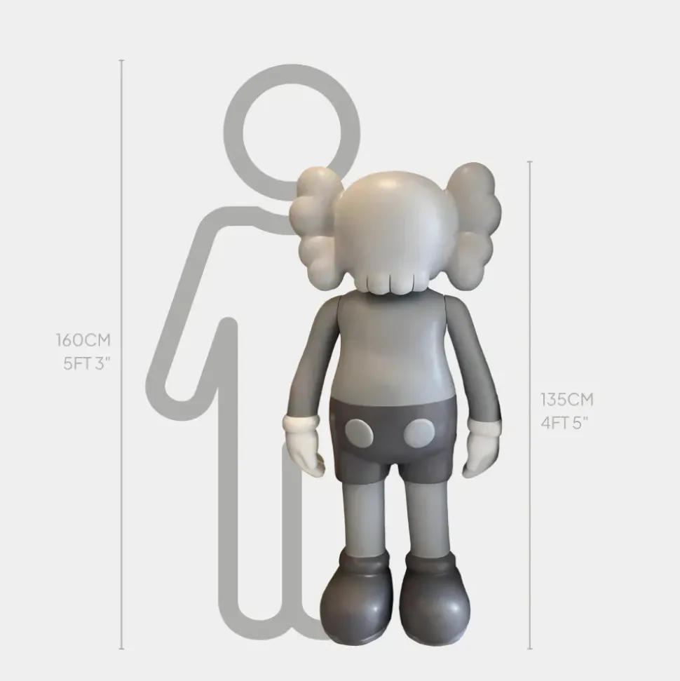 Lucify Seek 135cm Grey Resin Indoor Sculpture