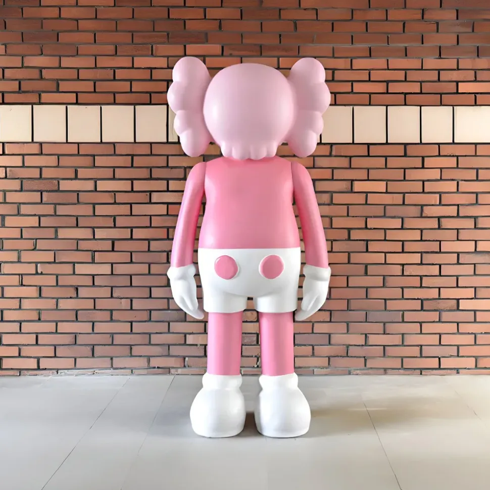 Lucify Seek 170cm Pink Resin Indoor Sculpture