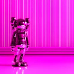 Lucify Seek 135cm Pink Resin Indoor Sculpture