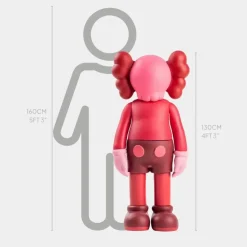 Lucify Seek 130cm Red Resin Indoor Sculpture