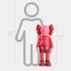 Lucify Seek 100cm Red Resin Indoor Sculpture