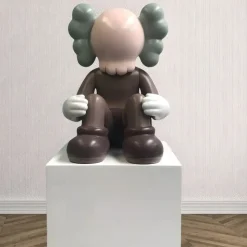Lucify Silence 92cm Brown Resin Indoor Sculpture
