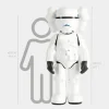 Lucify Trooper 187cm Black Resin Indoor Sculpture