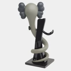 Lucify Viper 176cm Grey Resin Indoor Sculpture