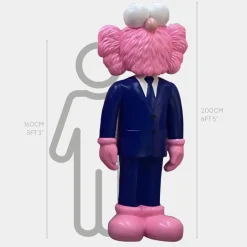 Lucify Vogue 200cm Blue Resin Indoor Sculpture v1