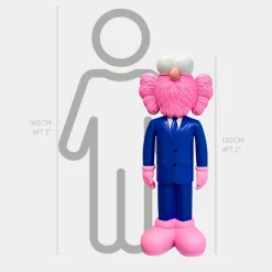 Lucify Vogue 130cm Blue Resin Indoor Sculpture v2