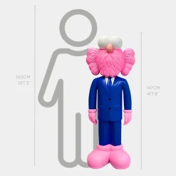 Lucify Vogue 147cm Blue Resin Indoor Sculpture v2