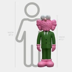 Lucify Vogue 130cm Green Resin Indoor Sculpture