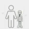 Lucify Vogue 130cm Grey Resin Indoor Sculpture v1