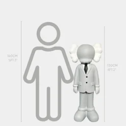 Lucify Vogue 130cm Grey Resin Indoor Sculpture v1