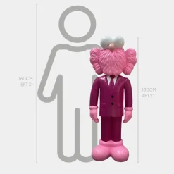 Lucify Vogue 130cm Magenta Resin Indoor Sculpture