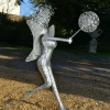Luna Fairy 83cm Metal Wire Garden Sculpture