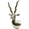 Majestic Gazelle Head 55cm Metal Wall Sculpture
