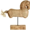 Majestic Horse 50cm Wood Indoor Statue