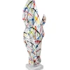 Majestic Horse Head 151cm Multicoloured Resin Sculpture