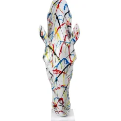 Majestic Horse Head 151cm Multicoloured Resin Sculpture