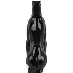 Majestic Panther 78cm Black Resin Indoor Sculpture