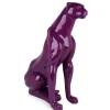 Majestic Panther 78cm Violet Resin Indoor Sculpture