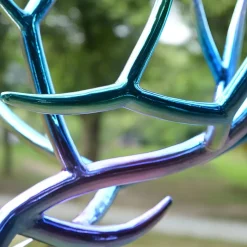 Majestic Stag 258cm Silver Metal Garden Sculpture