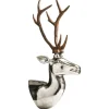 Majestic Stag Head 55cm Metal Wall Sculpture