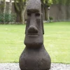 Mega Easter Island Head Stone Garden Ornament