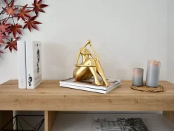 Mindful Grace 26cm Gold Resin Indoor Sculpture