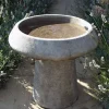 Modern Stone Garden Bird Bath