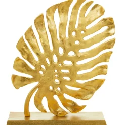 Monsera Leaf 37cm Gold Metal Indoor Sculpture