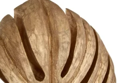Monsera Leaf 45cm Gold Wood Indoor Sculpture