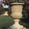 Montpellier Vase Stone Garden Planter on Pedestal