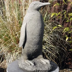 Monty The Penguin Stone Garden Ornament (Cotswold)