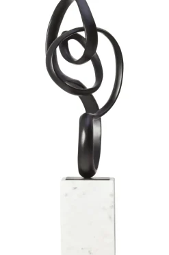 Mystical Grace 60cm Black Metal Indoor Sculpture