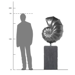 Nautical 173cm Resin Aluminium Home & Garden Sculpture