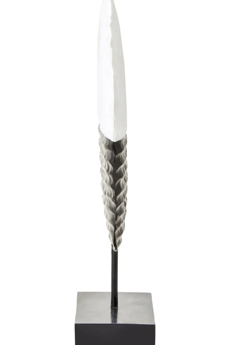 Night & Day 41cm Black & White Wood Indoor Sculpture