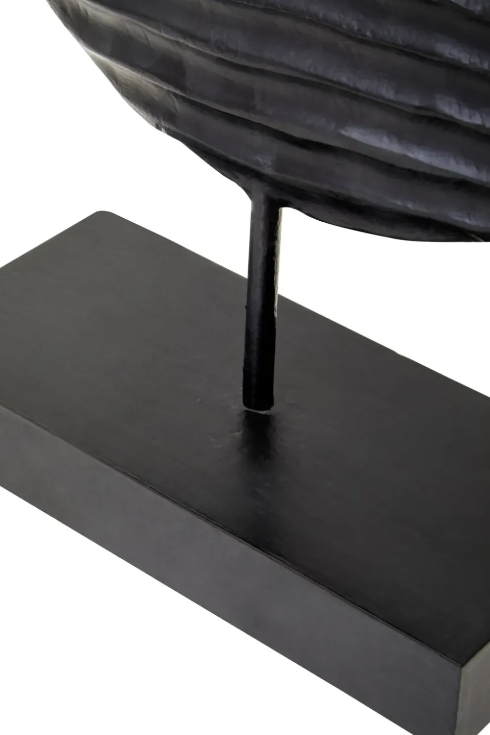 Night & Day 41cm Black & White Wood Indoor Sculpture