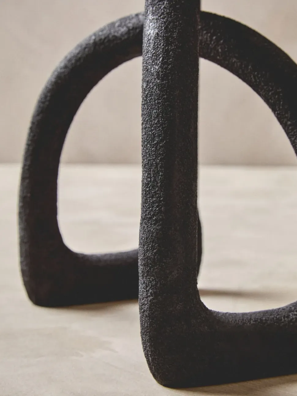 Nightfall 21cm Black Metal Indoor Sculpture