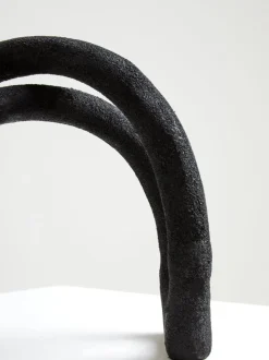 Nightfall 21cm Black Metal Indoor Sculpture
