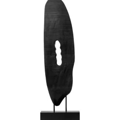 Obsidian Essence 70cm Black Wood Indoor Sculpture