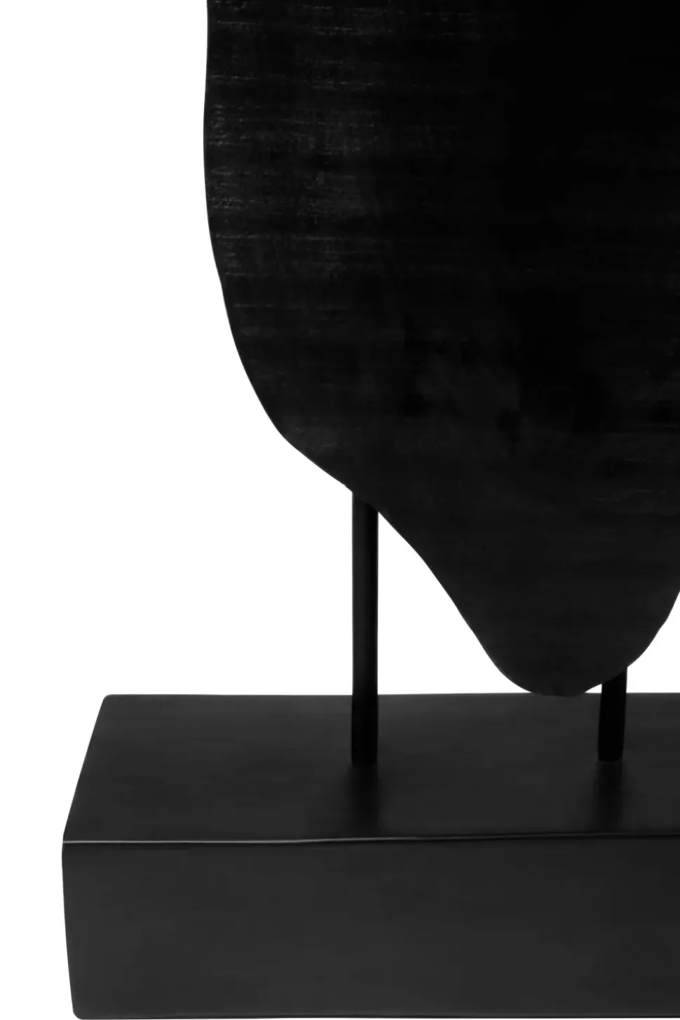 Obsidian Essence 70cm Black Wood Indoor Sculpture