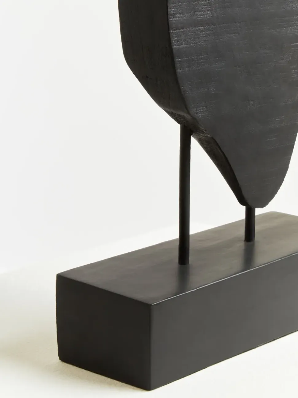 Obsidian Essence 70cm Black Wood Indoor Sculpture