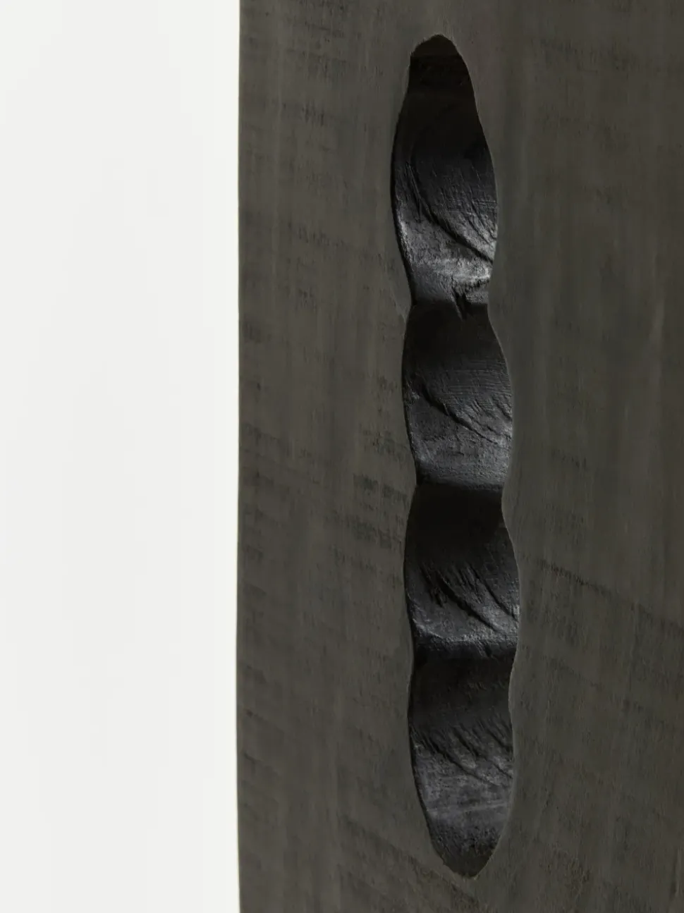 Obsidian Essence 70cm Black Wood Indoor Sculpture