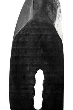 Obsidian Essence 70cm Black Wood Indoor Sculpture
