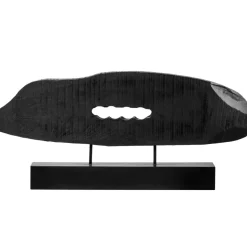 Obsidian Essence 32cm Black Wood Indoor Sculpture
