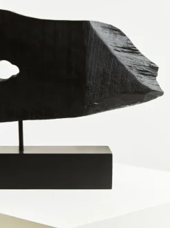 Obsidian Essence 32cm Black Wood Indoor Sculpture