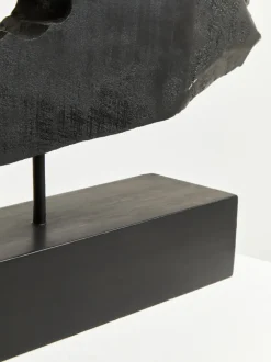 Obsidian Essence 32cm Black Wood Indoor Sculpture