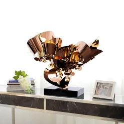Opal Bloom 53cm Copper Metal Indoor Sculpture